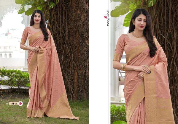 Manjubaa Malishka Silk Designer Wedding Wear Silk Saree 